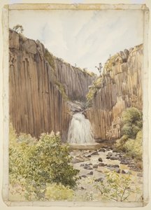 レグラの滝（水彩画 作： Adela Breton