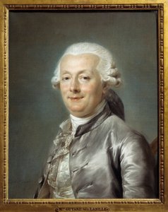ジャン・ジャック・バシェリエ（1724-1806）フランスの画家の肖像。絵画：アデレード・ラビル＝グイアード（Labille Guiard 作： Adelaide Labille Guiard