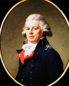 ある男の肖像（油彩・キャンバス） 作： Adelaide Labille Guiard