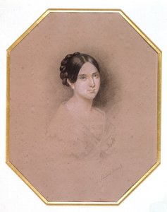 レオポルディン・ユーゴーの肖像（1824-43）（デッサン） 作： Adele Julie Hugo