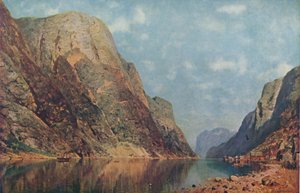 ソグネフィヨルド、ノルウェー、19世紀後半、1914年。 作： Adelsteen Normann