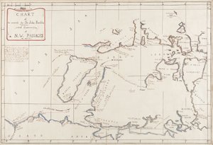 ジョン・フランクリン卿の探索と北西航路の発見の図表 作： Admiral Edward Augustus Inglefield