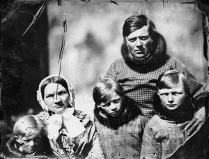 デンマーク政府高官（ハンス・エルベリ）とその家族 作： Admiral Edward Augustus Inglefield