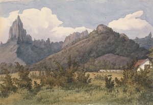 1849年8月27日、エイメオ［モーレア、ソサエティ諸島］にて 作： Admiral Sir Edward Gennys Fanshawe