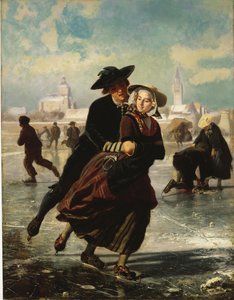 恋人スケート 作： Adolf Alexander Dillens