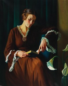 アン・カイスラーの肖像、1924年。 作： Adolf Erbslöh