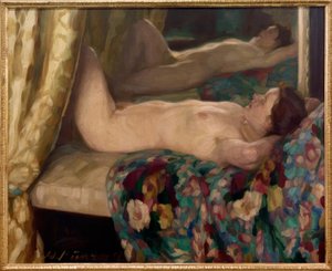 女性ヌード 作： アドルフ・ミュンツァー