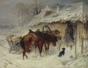 密輸業者の捜索、1867年 作： Adolf Schreyer