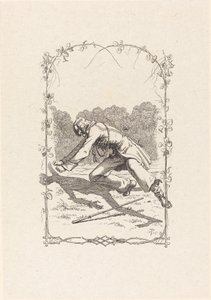 影を追うピーター・シュレミール 作： Adolf Schrodter
