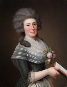 マダムウィットフットの肖像、ノーワーなし、1789年 作： Adolf Ulrich Wertmuller