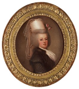 フランスのマリーアントワネット女王の肖像1755-1793、1789 作： Adolf Ulrich Wertmuller