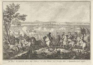 トリノのレリーフ、1706年 1706 年 9 月 7 日にサヴォイア公爵と王子によって破壊されたトリノ市 (オブジェクトのタイトル)