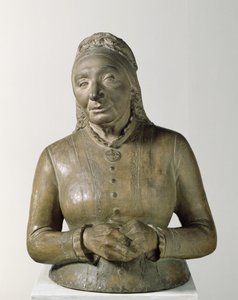 マリー・フィールダーの肖像（1819-1901）、1882（テラコッタ） 作： Adolf von Hildebrand