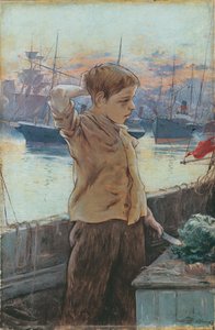 船の少年、1887