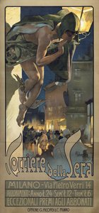 コリエーレ デッラ セラ、1898 年。 作： Adolfo Hohenstein