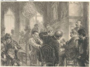カードゲーム 作： Adolph Menzel