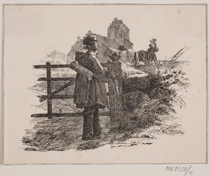 夕方の時間 作： Johan Adolph Kittendorff