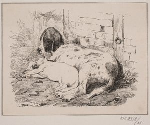 二人の友達 作： Johan Adolph Kittendorff