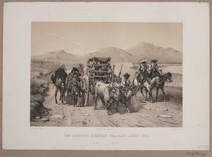 二度目の列車からのドン・キホーテの帰路。 作： Johan Adolph Kittendorff