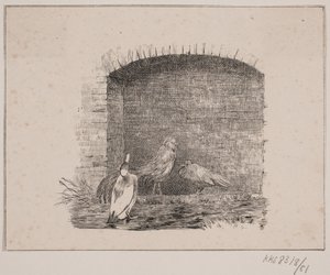 ニワトリとアヒル 作： Johan Adolph Kittendorff