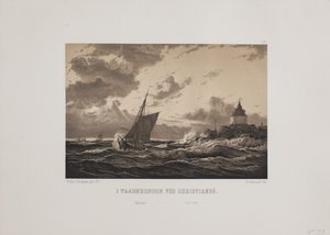 Christiansø のタワー チャネル内 作： Johan Adolph Kittendorff