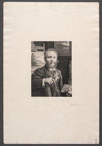 自画像 作： Adolph Larsen