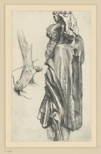ドレスデンにあるフライベルクの使徒長クリストフォロス 作： Adolph Menzel