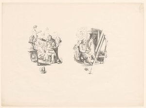 アーティスト見習い 作： Adolph Menzel
