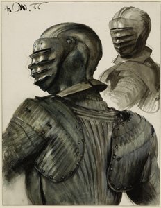 二領の甲冑 作： アドルフ・メンゼル