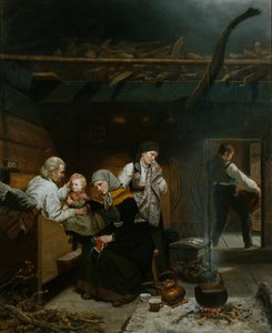 祖父の祝福 作： Adolph Tidemand
