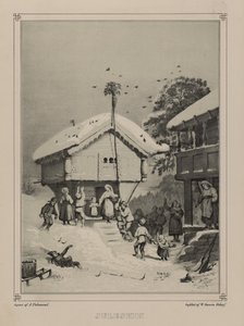 図版は「Norge fremstillet i Tegninger av Asbjørnsen, P.Chr. og utgitt av Chr.Tønsberg」（no, 1848）から引用したものです。 作： Adolph Tidemand