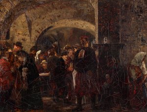 ウィーンのエステルハージケラー 作： Adolph Menzel