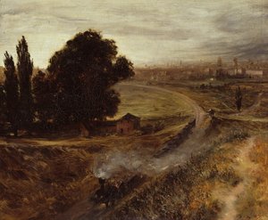 ベルリン-ポッツダマーバーン 作： Adolph Menzel