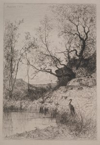 池、1867年。 作： Adolphe Appian