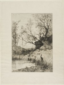 ルシヨン近くの池 作： Adolphe Appian