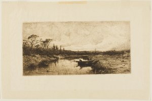 秋の夕べ：ロシヨンの近く 作： Adolphe Appian