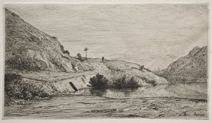 ローヌの銀行、1865年。 作： Adolphe Appian