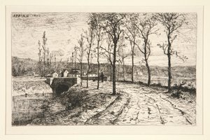 村の入り口 作： Adolphe Appian