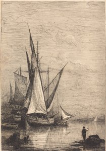ジェノバ港 作： Adolphe Appian