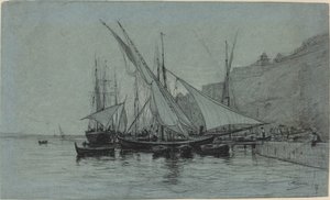 モナコ港 作： Adolphe Appian