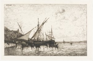 モナコ港 作： Adolphe Appian