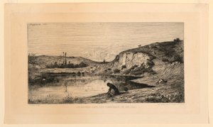 リックス (アイン) のコミューンにある岩 作： Adolphe Appian