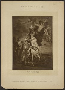 [ルーベンによるジュリエの捕獲、ルーヴル美術館蔵]。 作： Adolphe Braun