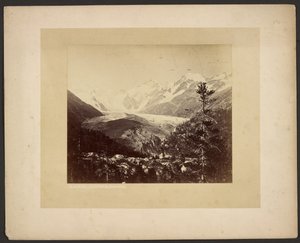 モルタラッチ氷河 作： Adolphe Braun