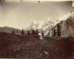 風景、スイス 作： Adolphe Braun