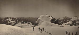 1866年、スイス、モン・ティトリスの頂上。