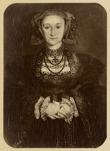 [ハンス・ホルバイン作『ヘンリー8世の妻』、ルーヴル美術館所蔵] 作： Adolphe Braun