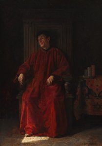 赤いローブの裁判官 1890年頃（油彩・パネル） 作： Adolphe Charles Edouard Steinheil