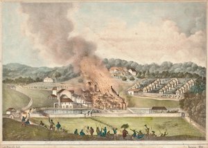 1832年1月、1833年1月の聖ジェームズ教区のローハンプトン邸の破壊