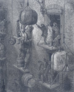 1872年に市内の倉庫 作： Adolphe Francois Pannemaker